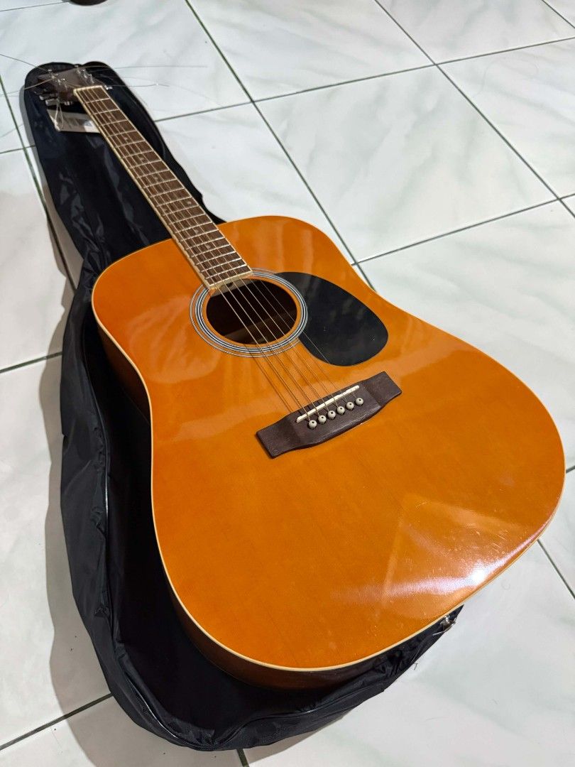 FOR SALE ONLY!!! ARIA PRO II (Category: Musical Instruments) located in Mabalacat. Submitted by kiwikloset (Listing ID 1467839942, Image 2). Description: ✅NEGOTIABLE -Pristine condition! -Used 3 times only! Inclusion: Guitar bag and picks Rfs: bawas kalat Loc: Pampanga.