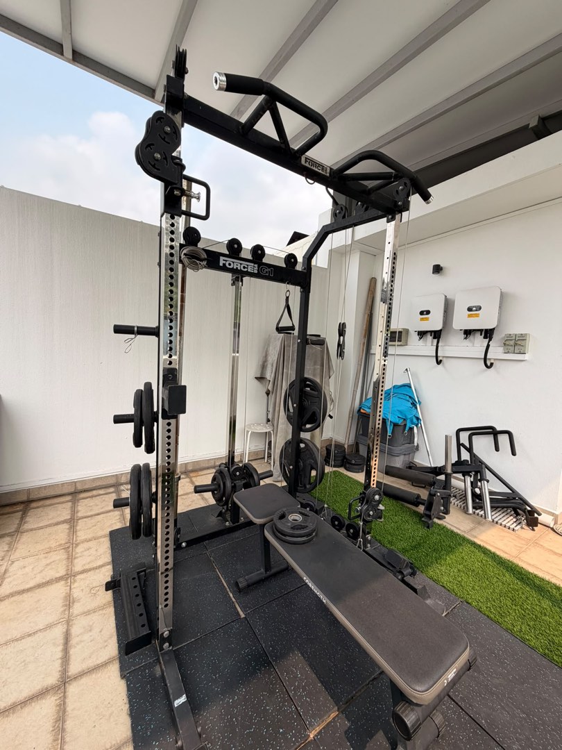Force USA G1 All-In-One Trainer Power Rack, Sports Equipment, Exercise ...