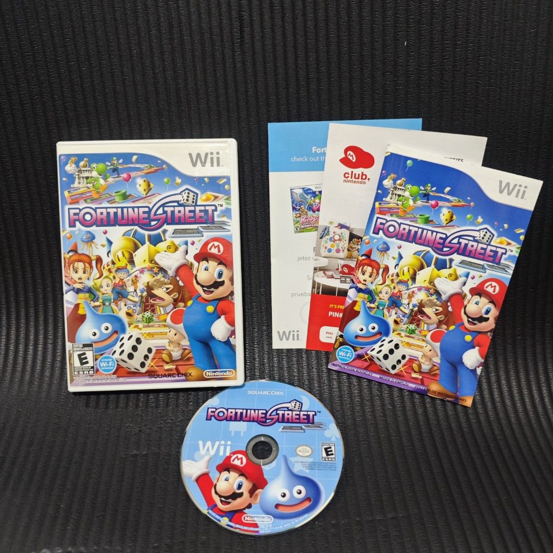 Fortune Street Wii Game (US) (Category: Nintendo) located in Quezon City. Submitted by shopme_gadget30 (Listing ID 1468021270, Image 1). Description: kindly read the details first for sale fixed price good condition tested and working with Case and disc game with manual compatible to Nintendo Wii or Wii U USA Region qc area meet up: sm north shipping fee must shoulder by the buyer via lalamove or grab payment: bdo/gcash happy gaming everyone.