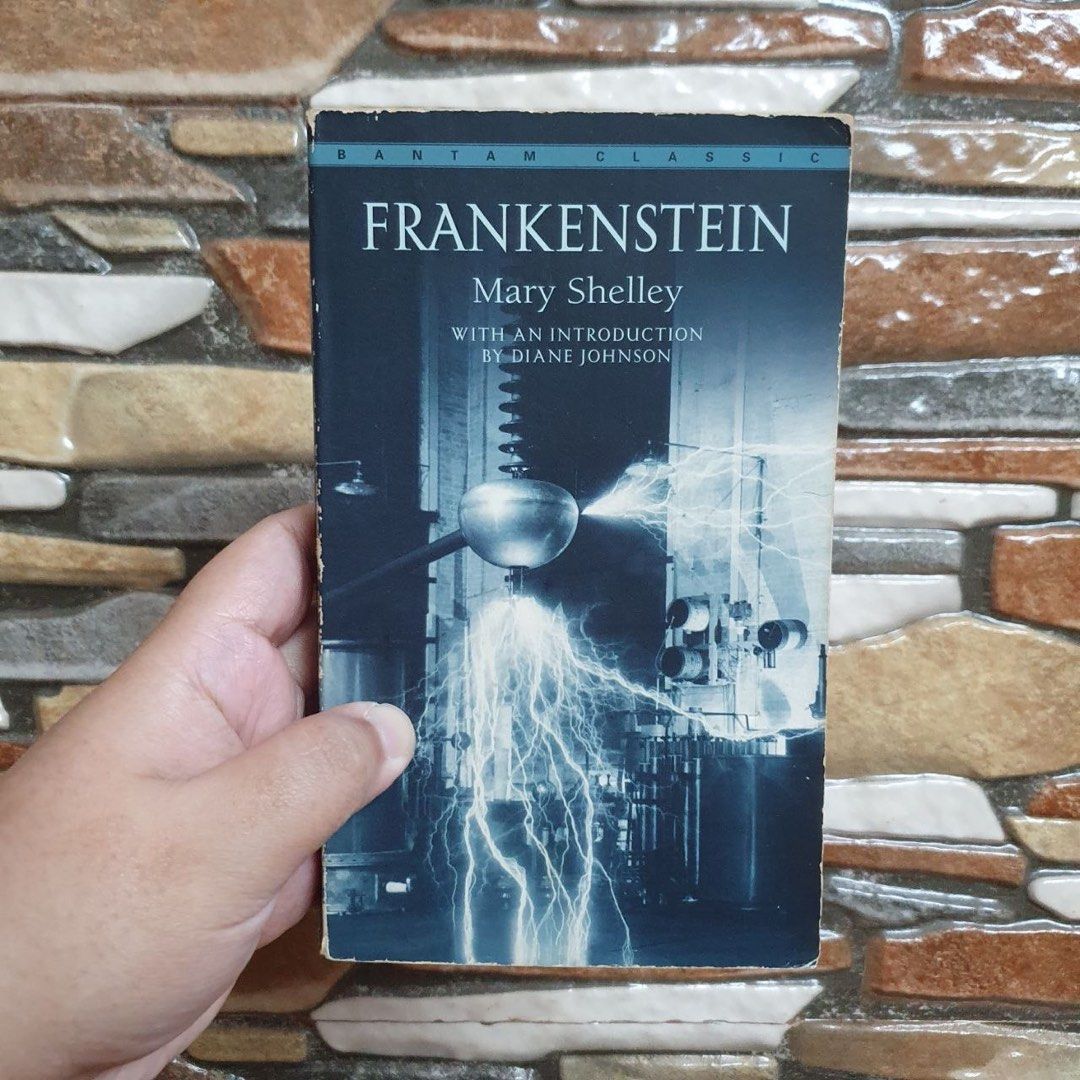 Frankenstein by Mary Shelley Bantam Classic Paperback (Category: Storybooks) located in San Pedro. Submitted by rainyydayy (Listing ID 1467936893, Image 1). Description: - Title: Frankenstein by Mary Shelley - Edition: Bantam Classic Paperback (Includes introduction by Diane Johnson) - Condition: Pre-loved with edge wear, creasing, and age-appropriate yellowing on pages; solid reading copy - Perfect for: Literature fans, students, and classic hor