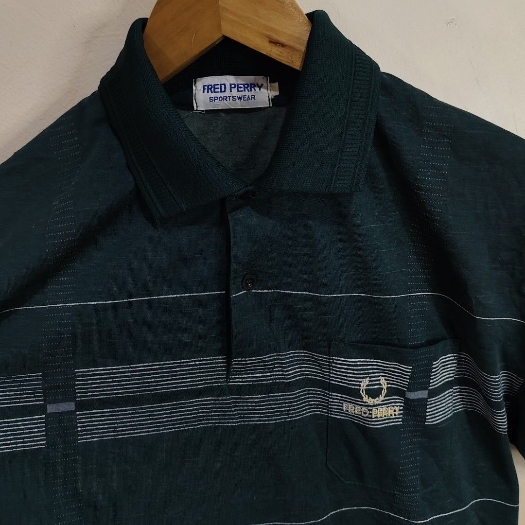 FRED PERRY POLO SHIRT (Category: Tshirts & Polo Shirts ) located in Bulacan. Submitted by markkiethrift2023 (Listing ID 1467977551, Image 3). Description: FRED PERRY POLO SHIRT EXCELLENT CONDITION DIMES: 22 x 27.