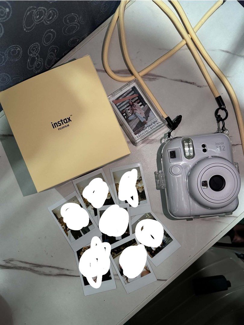 Fujifilm Instax Mini 12 Bundle – Oriental Pop Package (Category: Cameras) located in Manila. Submitted by ayxshiteru (Listing ID 1467907341, Image 2). Description: Selling my Fujifilm Instax Mini 12 Oriental Pop Package bundle! Used only once, condition is practically brand new. Still has 3 unused films remaining inside the camera, plus all original bundle items included! PRICE: • SRP: ₱5,599 • Selling Price: ₱4,500 ONLY INCLUSIONS: • Fujifilm In