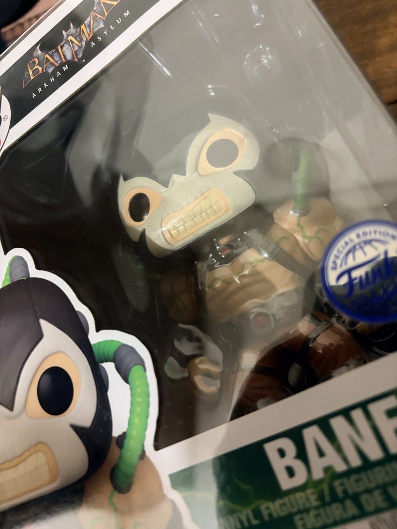 Funko POP Batman Arkham Asylum Bane (Category: Action & Battle Toys) located in Makati City. Submitted by pogtoyz (Listing ID 1467912397, Image 3). Description: - 100% Original/ Authentic - Condition: MISB; RFS: Unload to RELOAD - Available while post is ACTIVE Meet ups at the ff areas: - QC Munoz/ Tomas Morato/ Makati - Others, let's discuss Available shipping options charged to buyer. - Grab/ Lalamove - JRS/ LBC No last price inquiries please. 
