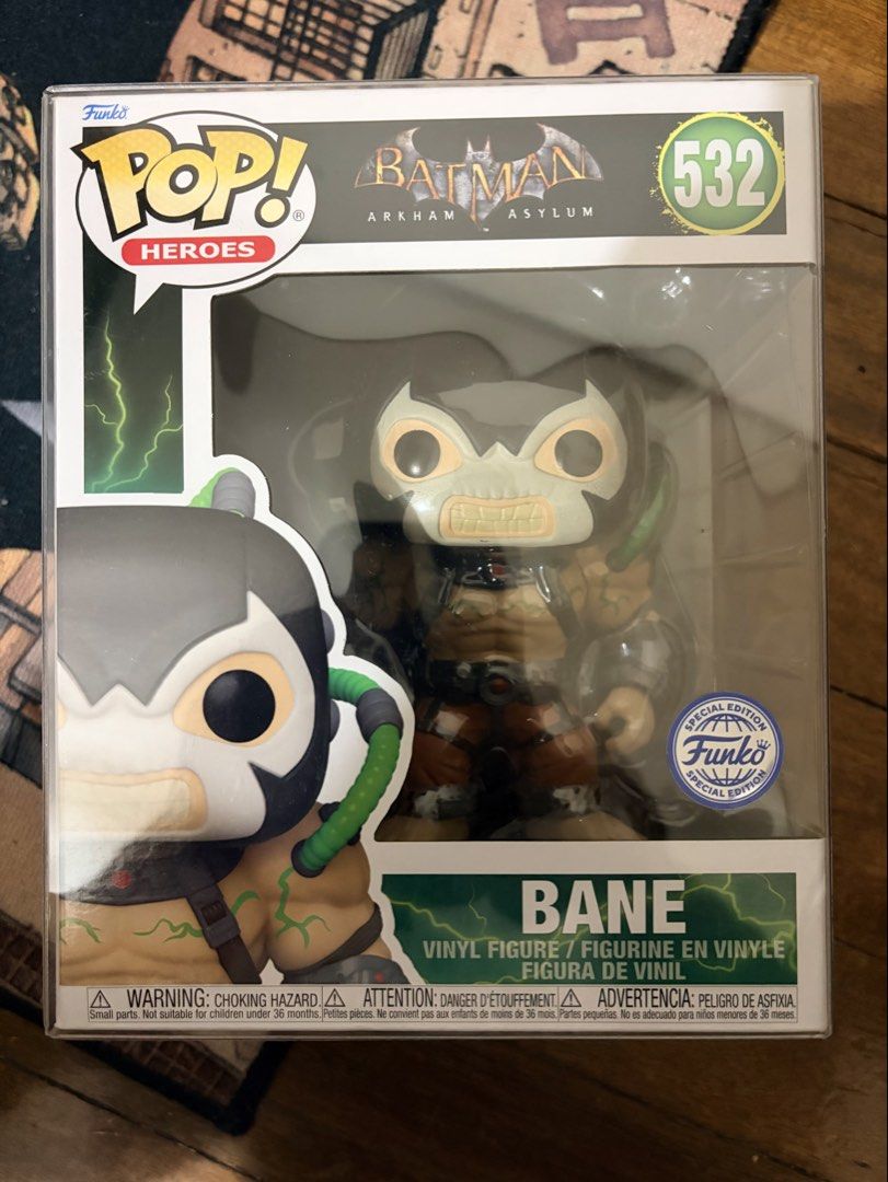 Funko POP Batman Arkham Asylum Bane (Category: Action & Battle Toys) located in Makati City. Submitted by pogtoyz (Listing ID 1467912397, Image 1). Description: - 100% Original/ Authentic - Condition: MISB; RFS: Unload to RELOAD - Available while post is ACTIVE Meet ups at the ff areas: - QC Munoz/ Tomas Morato/ Makati - Others, let's discuss Available shipping options charged to buyer. - Grab/ Lalamove - JRS/ LBC No last price inquiries please. 