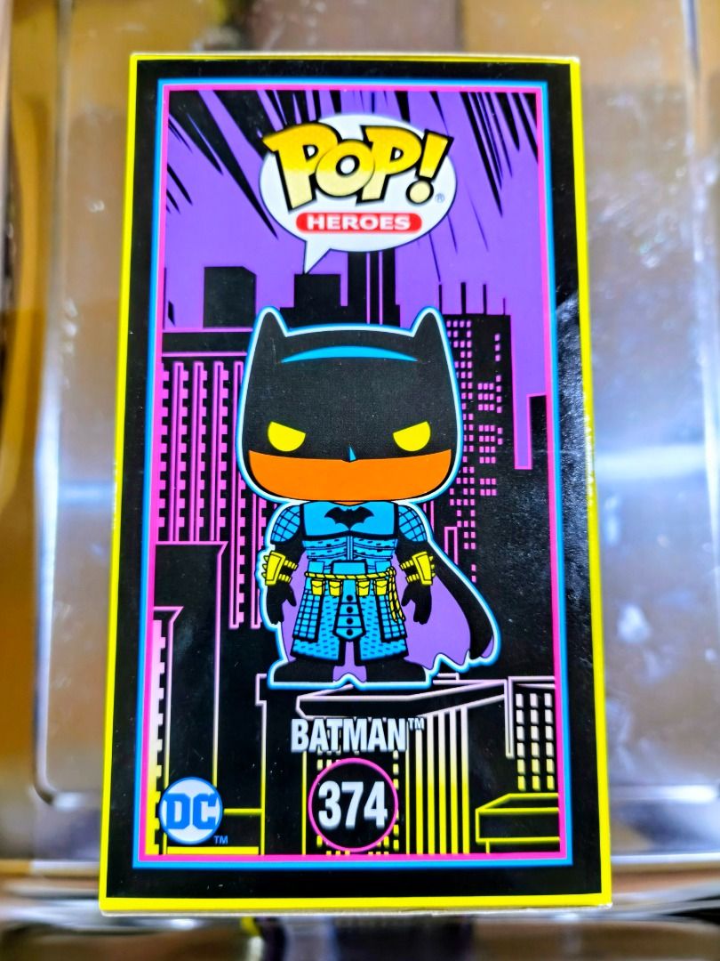 Funko Pop! Batman Limited Edition Fluorescent Black Collectible Vinyl ...