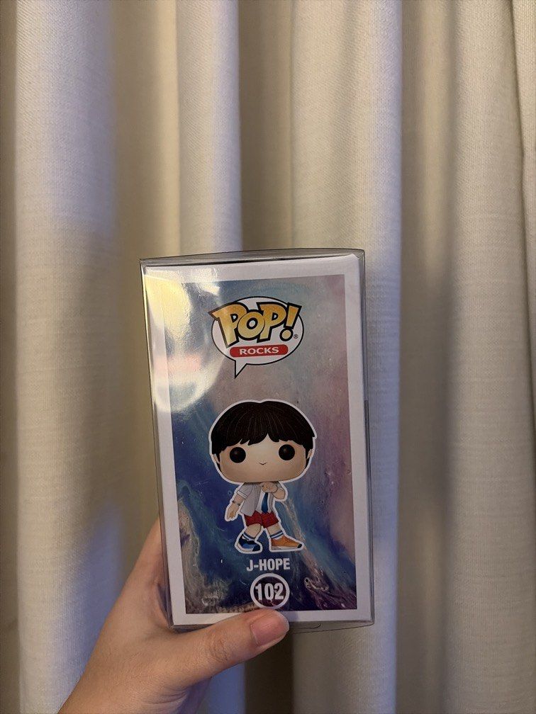 Funko Pop Rocks BTS J-Hope #102 (Category: Designer & Blind Box Toys) located in Las Pinas. Submitted by sc.moo04 (Listing ID 1466765567, Image 3). Description: .