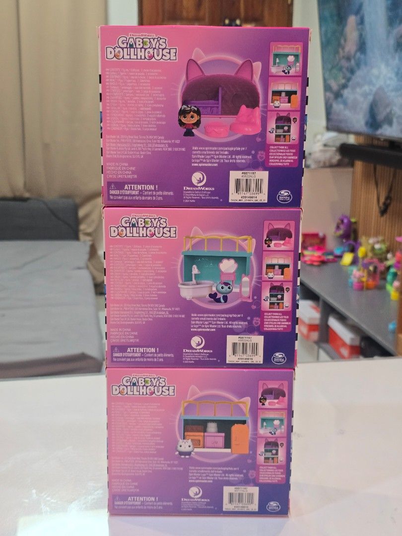 Gabby's Dollhouse Room Playset Bundle Pack (Category: Kids Toys) located in Imus. Submitted by chie0308 (Listing ID 1468034460, Image 2). Description: Like new 1 missing small chair Imus cavite loc..