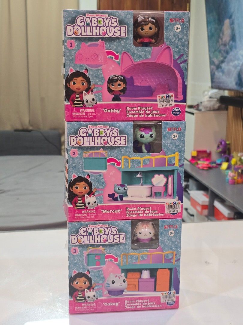 Gabby's Dollhouse Room Playset Bundle Pack (Category: Kids Toys) located in Imus. Submitted by chie0308 (Listing ID 1468034460, Image 1). Description: Like new 1 missing small chair Imus cavite loc..