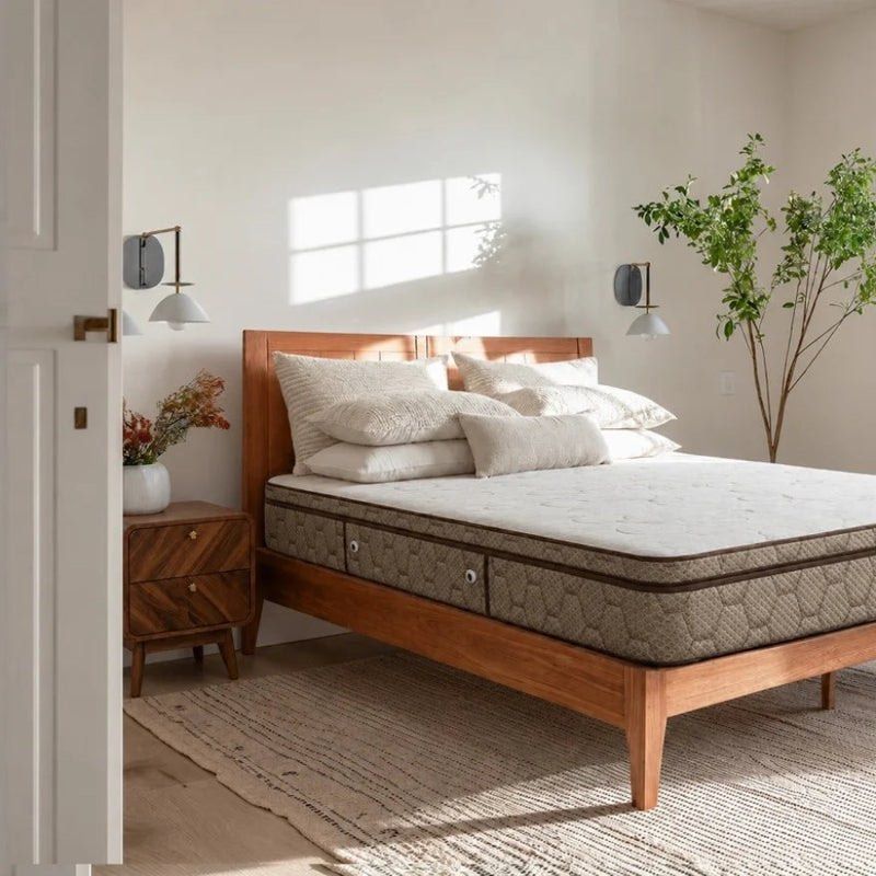 Gala Bed Chiropractic Spring Mattress (Category: Bed Frames & Mattresses) located in Cebu City. Submitted by kirahangeline (Listing ID 1467887005, Image 3). Description: - Brand: Gala Bed - Model: Chiropractic Spring Mattress - Size: Queen - Surface: Soft cream quilted top with thick pillow top for superior sleeping comfort - Design: Stylish brown patterned fabric sides equipped with ventilation grommets for proper airflow - Support: Built with a