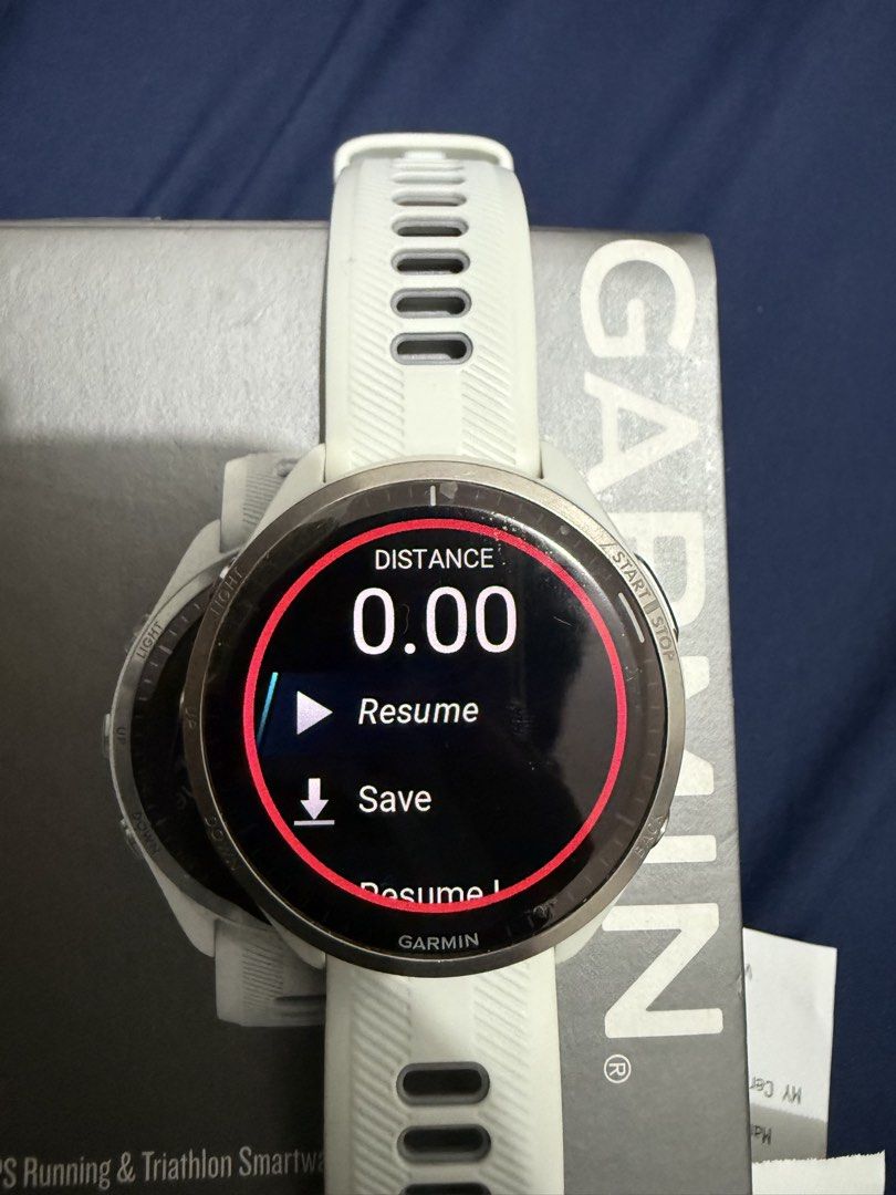 Garmin Forerunner 965 (Category: Wearables & Smart Watches) located in Manila. Submitted by la_palafox (Listing ID 1467990205, Image 2). Description: For Sale Garmin Forerunner 965. Rarely used. Color white. Originally bought for 31k. Includes box and original receipt. Lost the original charging cable but will include a replacement cable. Screen protector installed. Can be removed kasi may bubbles na rin. For meetup-up/pick-up: Around pasig or an