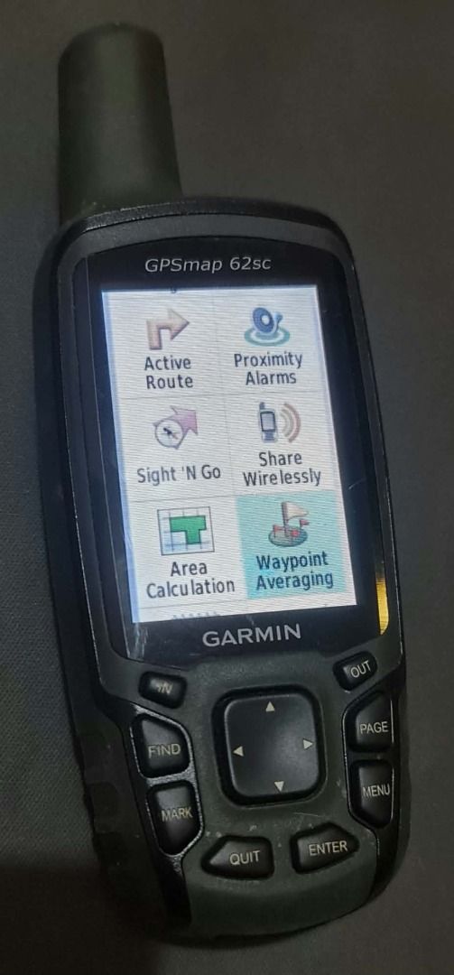 Garmin GPSMAP 62sc Handheld GPS (Category: Hiking & Camping) located in Bayugan. Submitted by john_daniels (Listing ID 1467937432, Image 1). Description: Selling a reliable, fully functional Garmin GPSMAP 62sc. This is the upgraded "sc" model featuring a built-in 5MP autofocus camera with auto-geotagging, 3-axis tilt-compensated compass, and barometric altimeter. Perfect for hiking, surveying, 4x4 off-roading, and geocaching here in the Philippin