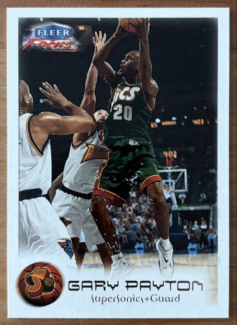 Gary Payton | NBA Cards ~ Fleer Focus '99 - '00 (Dots) (Category: Raw Singles) located in Makati City. Submitted by cardlab (Listing ID 1467920527, Image 1). Description: Items are 💯 authentic/original/legit. About The Card: • 1999 - 2000 Fleer Focus • Card No. 35 • Card has visible dots FOR: • Cards ₱99 and below with Card Sleeves • Cards ₱100 and up with Used Toploader • ₱10 for Bnew Tops Packaging (If Shipping): ✔️ Plastic cover ✔️ Cardboard 