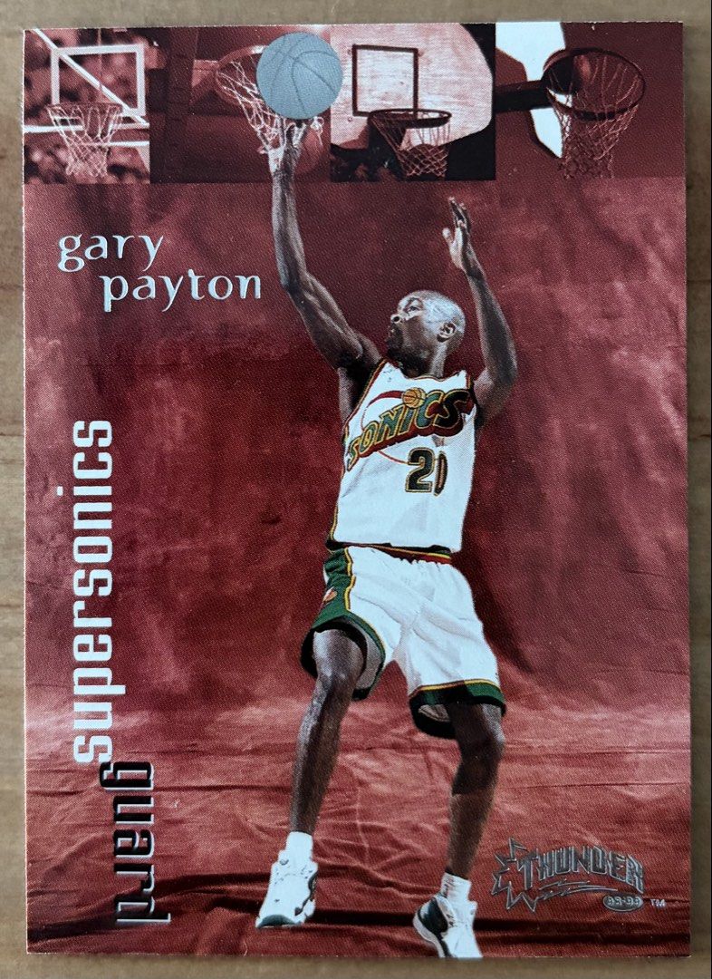 Gary Payton | NBA Cards ~ Thunder '98 - '99 (Category: Raw Singles) located in Makati City. Submitted by cardlab (Listing ID 1468055681, Image 1). Description: Items are 💯 authentic/original/legit. About The Card: • 1998 - 1999 SkyBox • Card No. 107 • Thunder FOR: • Cards ₱99 and below with Card Sleeves • Cards ₱100 and up with Used Toploader • ₱10 for Bnew Tops Packaging (If Shipping): ✔️ Plastic cover ✔️ Cardboard ✔️ Bubble wrap NOTE: • Cards 