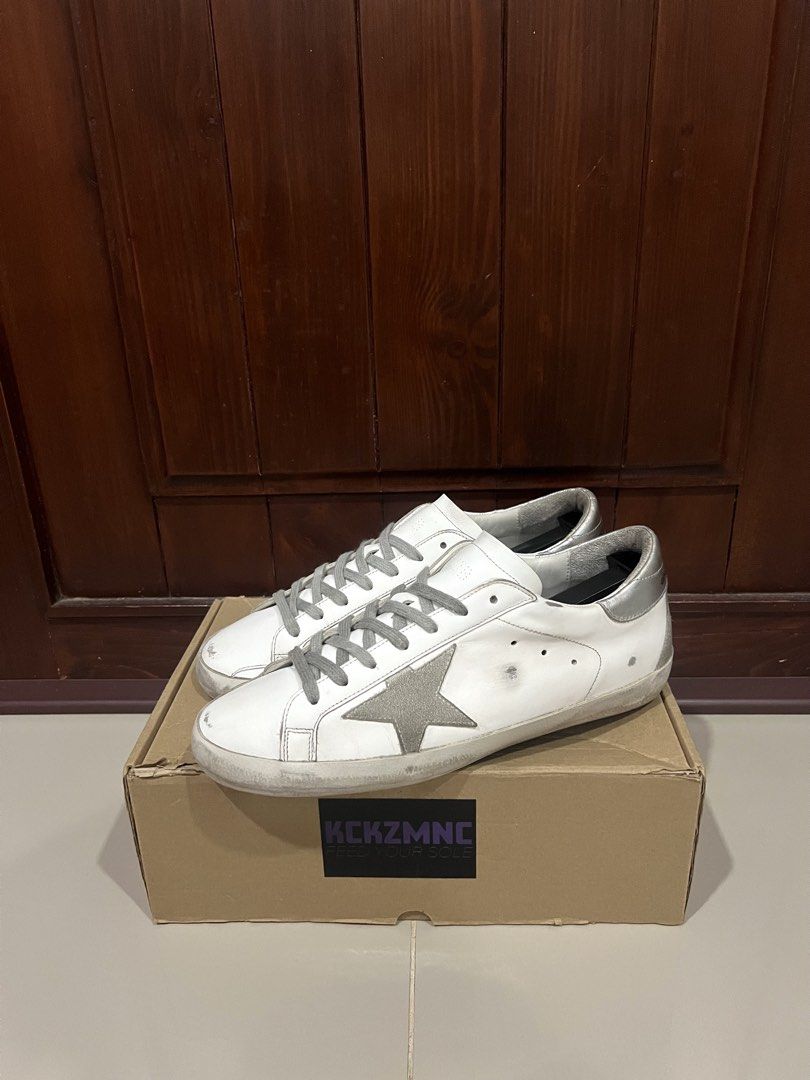 GGDB CLASSIC METAL LOGO WHITE SILVER TAB (Category: Sneakers & Footwear) located in Cebu City. Submitted by kckzmnc (Listing ID 1467942864, Image 3). Description: BEST SELLER COLORWAY‼️ GGDB CLASSIC METAL LOGO WHITE SILVER TAB SIZE 41 ON TAG IN PRISTINE CONDITION IT COMES WITH OG DUST BAG.