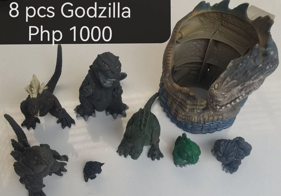 Godzilla Kaiju Figures and merchandise (Category: Figurines & Statues) located in Los Banos. Submitted by princessbotique (Listing ID 1457836999, Image 1). Description: Godzilla Kaiju Figures and merchandise Preloved As is See pix for price and details First come First Serve Please add shipping fee From Los Banos Laguna Meetups per arrangement MOP GCash first to pay basis No reservations No COD No checkout PM MY PAGE if interested Please Like and