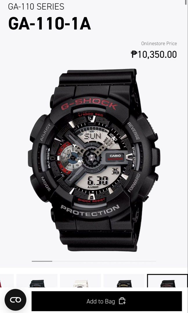 GSHOCK GA-110 (Category: Men's Watches) located in Del Monte. Submitted by beysdgaf (Listing ID 1467851898, Image 3). Description: - used like two times - nego - watch only.