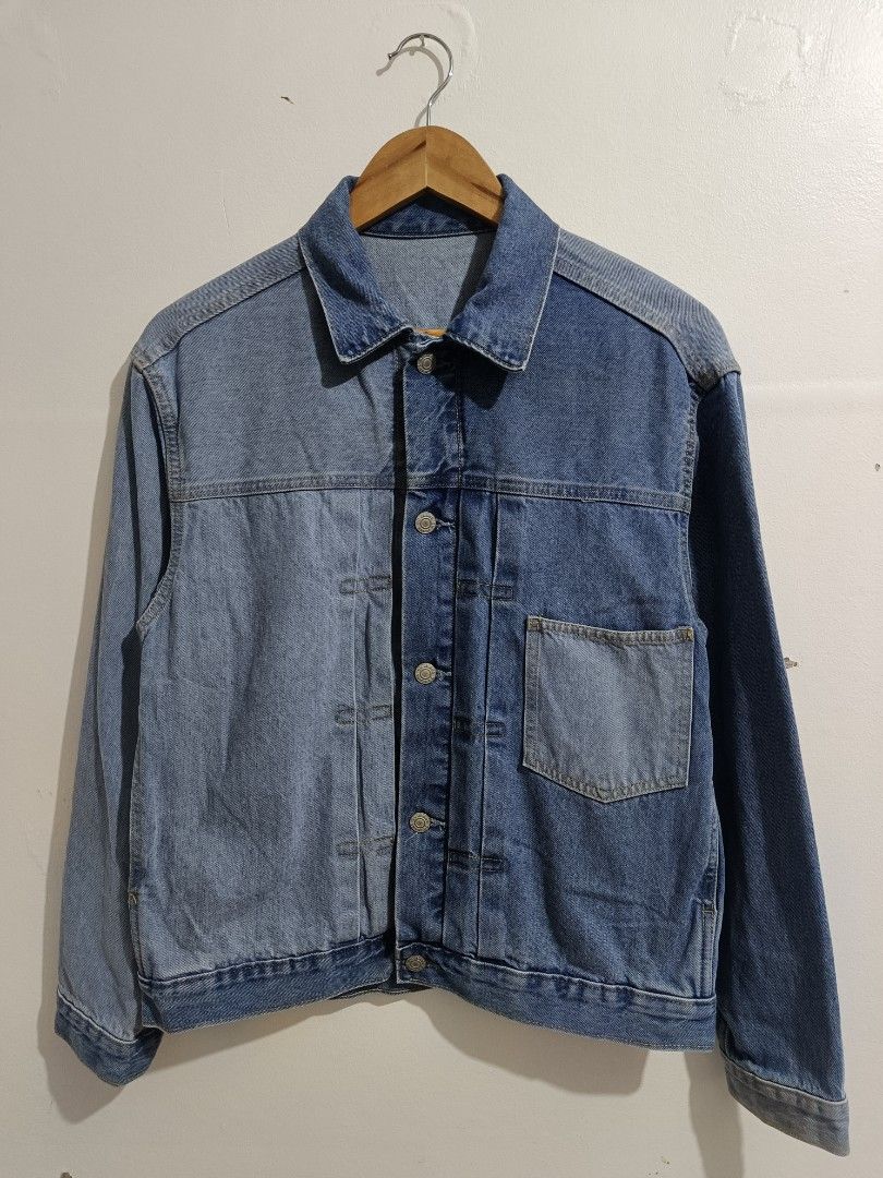 GU 1st Wartime Model Denim Jacket (Category: Coats, Jackets and Outerwear) located in Cebu City. Submitted by madjekfinds (Listing ID 1467948918, Image 1). Description: GU 1st Wartime Model Denim Jacket EXCELLENT CONDITION NO ISSUE SIZ XS W 20 L 24 PRICE PLUS SF CEBU.
