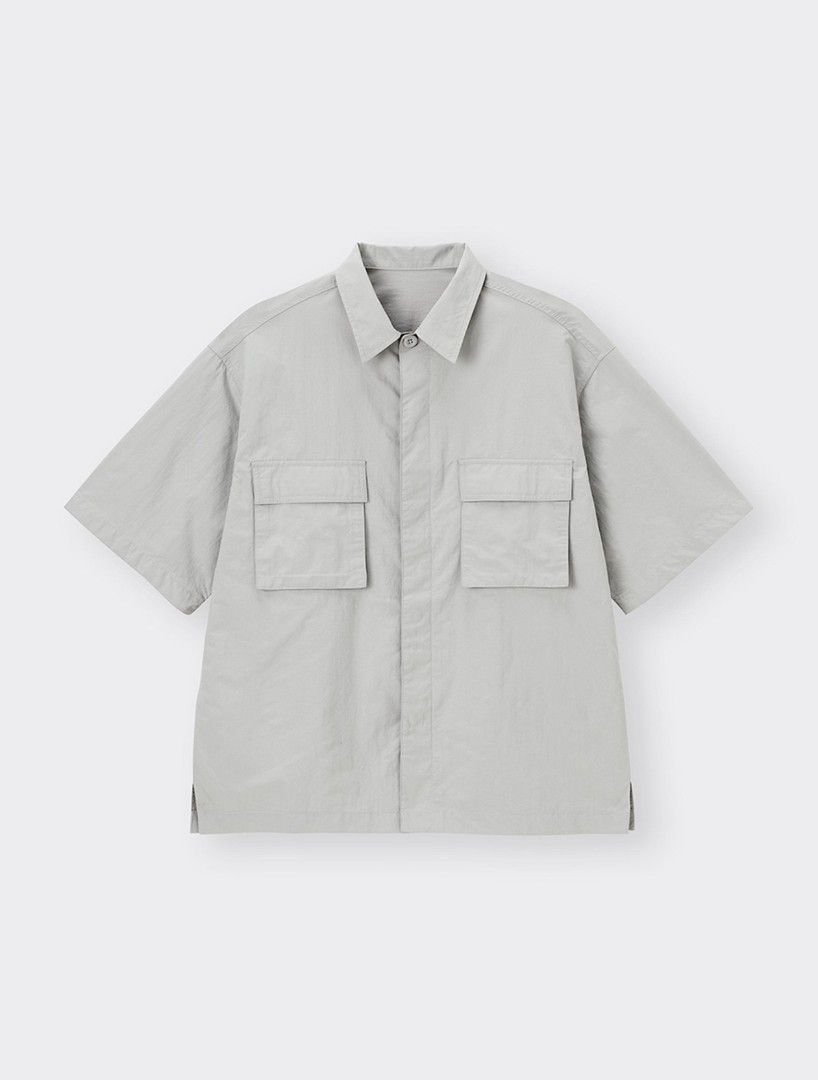 GU NYLON OVERSIZED SHIRT (Category: Tshirts & Polo Shirts ) located in Bulacan. Submitted by markkiethrift2023 (Listing ID 1467983797, Image 2). Description: GU NYLON OVERSIZED SHIRT VERY GOOD CONDITION DIMES: 25 x 29.5.