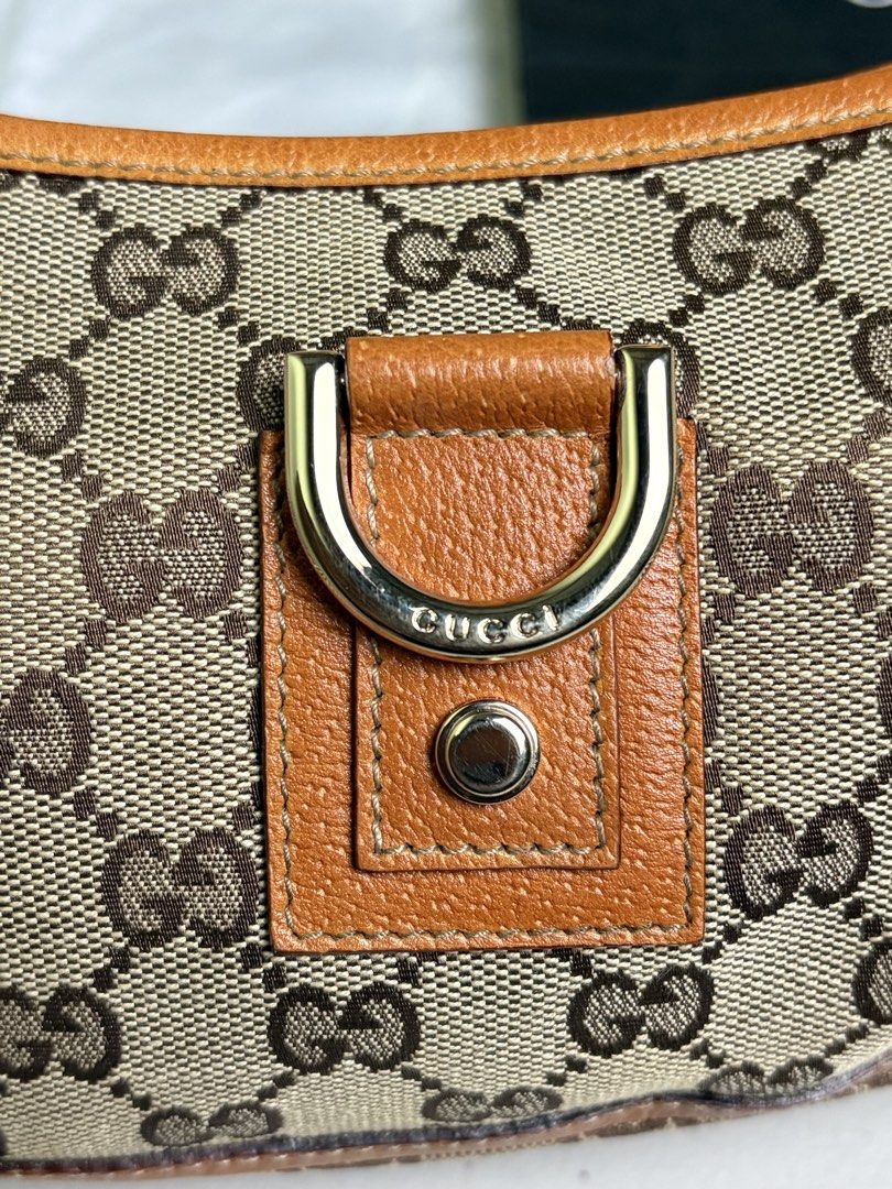 Gucci Monogram Canvas D-Ring Shoulder Bag (Category: Luxury Bags & Wallets) located in Manila. Submitted by hippiesph (Listing ID 1467860948, Image 2). Description: GG Canvas D Ring Abbey Pochette Rank S condition Brand new condition Authenticity guaranteed Inclusion orig dust bag and paper bag Dm me for more details and price 📩.