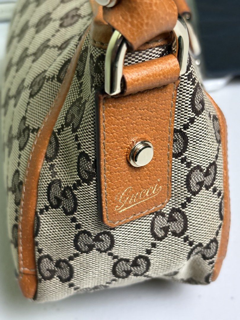 Gucci Monogram Canvas D-Ring Shoulder Bag (Category: Luxury Bags & Wallets) located in Manila. Submitted by hippiesph (Listing ID 1467860948, Image 3). Description: GG Canvas D Ring Abbey Pochette Rank S condition Brand new condition Authenticity guaranteed Inclusion orig dust bag and paper bag Dm me for more details and price 📩.