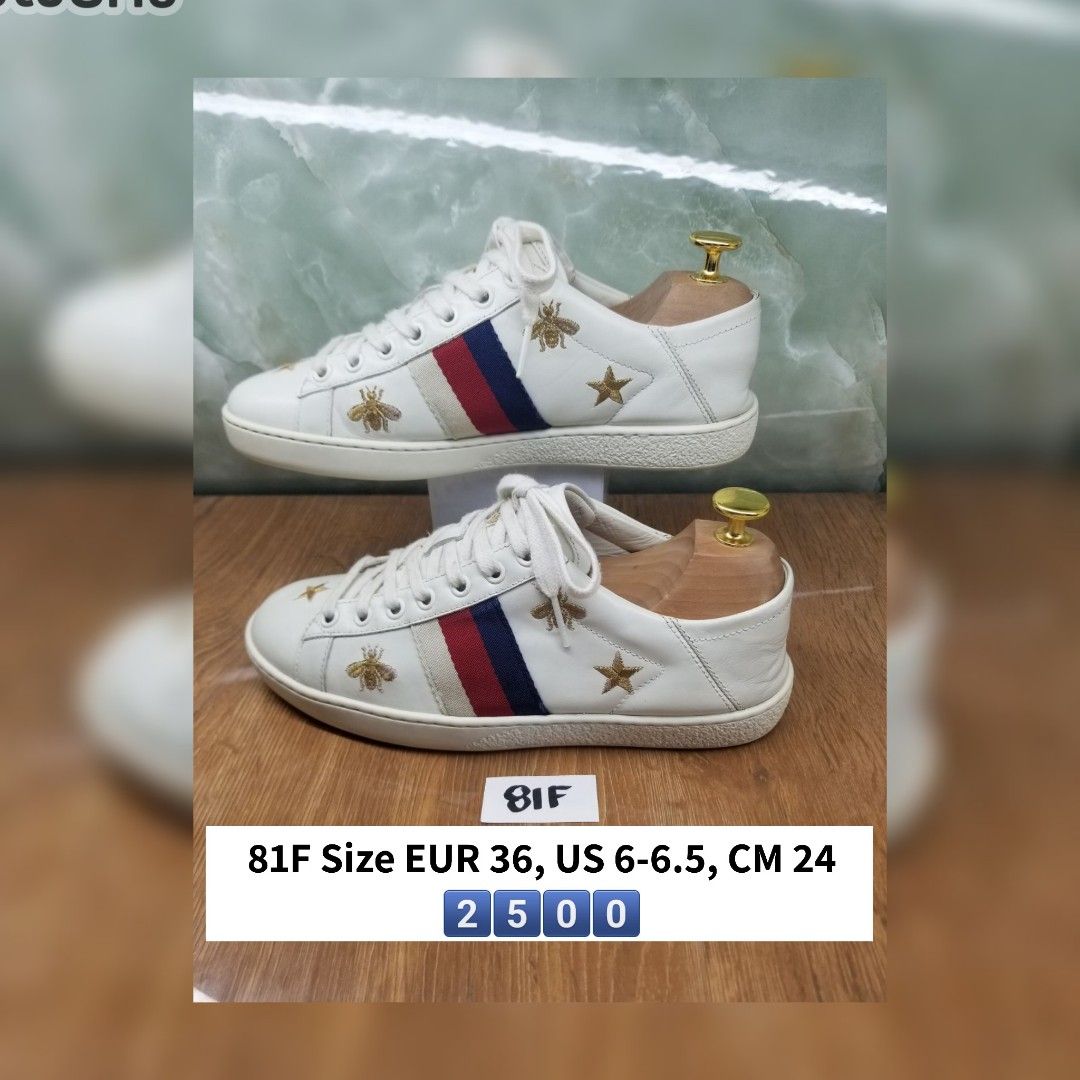 Gucci sneakers 36 (Category: Sneakers) located in Quezon City. Submitted by lykpossession (Listing ID 1467971427, Image 1). Description: Ask first if available message nalng other pic mabilisan upload ko lang po ito😊.