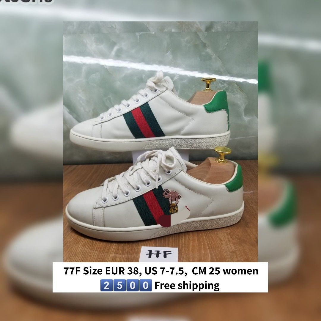 Gucci sneakers pig patch 38 (Category: Sneakers) located in Quezon City. Submitted by lykpossession (Listing ID 1467957669, Image 1). Description: Ask first if available message nalng other pic mabilisan upload ko lang po ito😊.