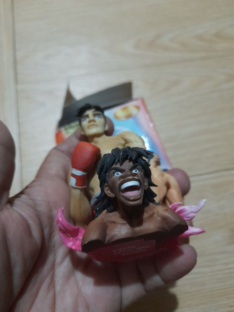 Hajime no Ippo Takamura vs Hawk Figure Boxed (Category: Figurines & Statues) located in Bocaue. Submitted by marajapansurplus (Listing ID 1467945294, Image 2). Description: - Authentic Hajime no Ippo collectible figure featuring Takamura and Hawk in action - Highly detailed paintwork and dynamic boxing poses - Comes with the original packaging box (as seen in pictures) - Made in China - A must-have display piece for fans of the boxing anime serie