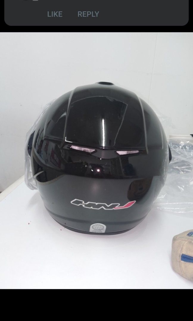 Half face Helmet (Category: Announcements) located in Muntinlupa City. Submitted by jhunshop93615 (Listing ID 1468016481, Image 2). Description: brandnew original location:Alabang Muntinlupa COD around Muntinlupa area.