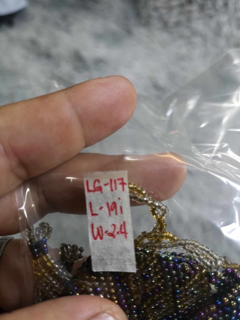 Handcrafted Beaded Pendant Necklace (Category: Necklaces) located in Santa Cruz. Submitted by jmy_surplus.2 (Listing ID 1467911204, Image 3). Description: Size ; L - 19 W - 2.4 Color ; Blue , Yellow Type ; Necklace Brand ; No Brand Material ; Pearl Style ; Cute & Durable Beaded necklace LG 117 JMY 3 Batch #225.