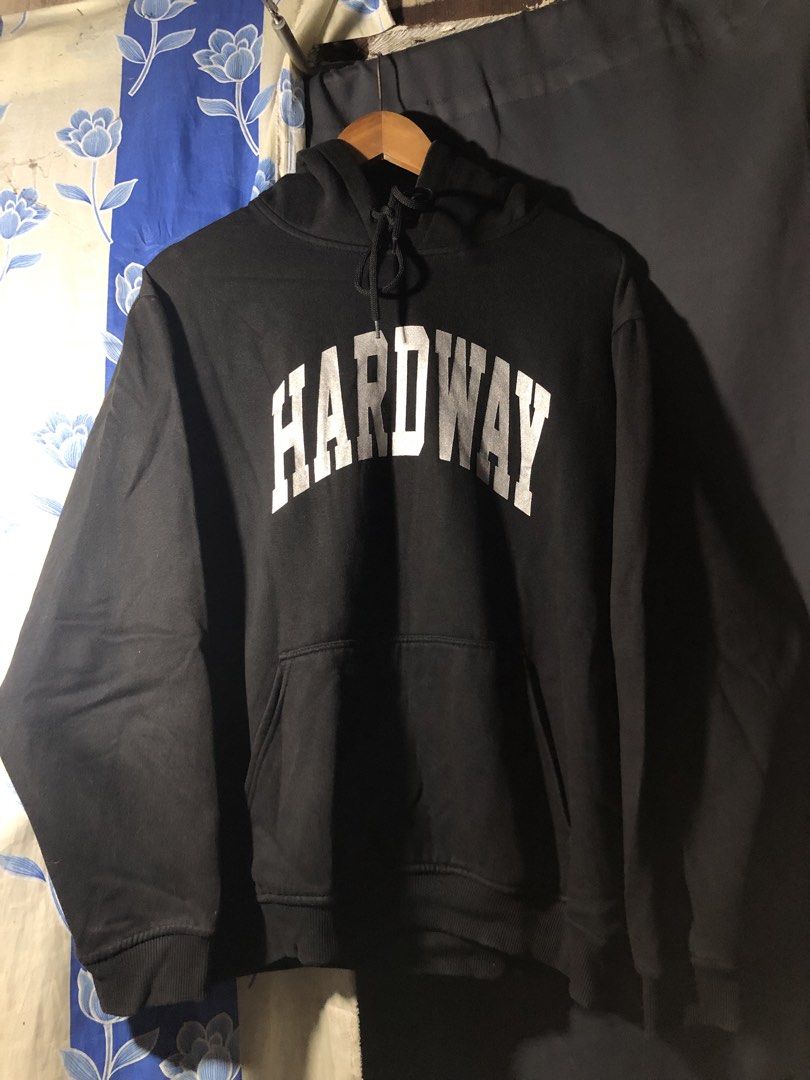HARDWAY THW (Category: Hoodies) located in Manila. Submitted by new_yessirr (Listing ID 1467879453, Image 1). Description: HARDWAY XL ON TAG 24/29 GOOD CONDITION 1800 + SF THREATS TNT OVERTHOSE RADIO HI CINEMASUN HOOLIGANS SPECTRE FTP FUCT.