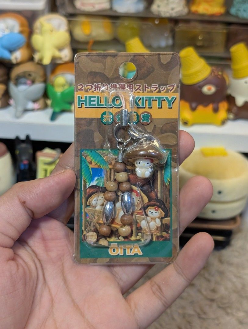 Hello Kitty Shiitake Mushroom Gotochi Charm (Category: Designer & Blind Box Toys) located in San Pedro. Submitted by eurisilvers (Listing ID 1467975488, Image 1). Description: — shipping is via J&T Express — mop: gcash, maya, bank transfer — location: san pedro city, laguna.