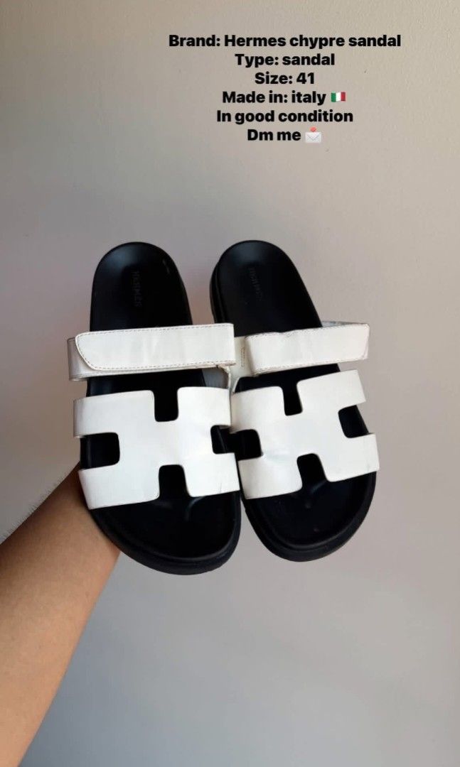 Hermes chypre sandal (Category: Slippers & Slides) located in Koronadal. Submitted by mannylagada880 (Listing ID 1468021629, Image 1). Description: in good condition ship nationwide ✈️.
