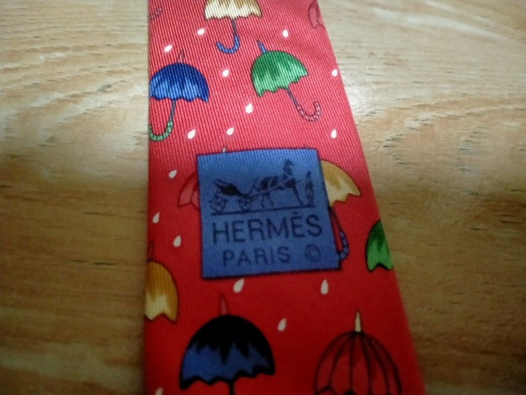 HERMES UMBRELLA NECKTIE (Category: Ties) located in Cabuyao City. Submitted by Bike_Clothing10 (Listing ID 1467877121, Image 3). Description: READ FIRST... FOR SALE: HERMES NECKTIE Excellent Condition Looks New PRICE: 2500 Free Shipping (J&T) PICK UP OR SHIPPING ONLY LOCATION: Cabuyao Laguna -NO COD/COP- 📩PM -Thanks-.