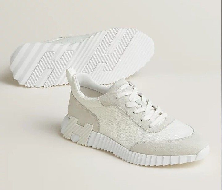 Hermès Bouncing Sneakers (Category: Sneakers & Footwear) located in Manila. Submitted by potpot0414 (Listing ID 1467877123, Image 1). Description: It was bought for about AED 4,255 in Dubai UAE ( around 72k in philippines peso ) used for only three times , but the box was misplaced so there is no box . Just needed the money for something important that's why i'm selling it..
