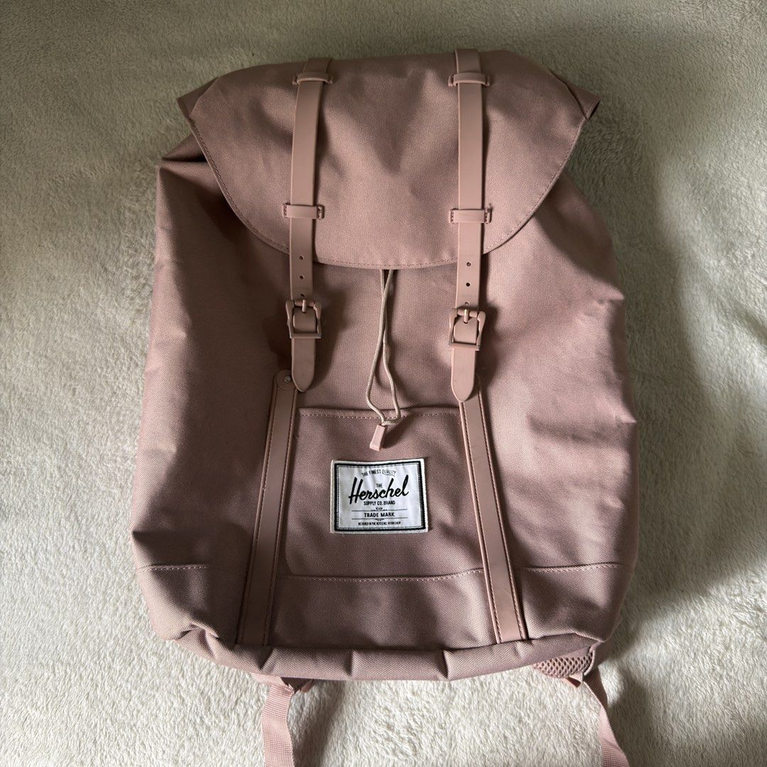 Herschel Retreat Backpack Ash Rose US 19.5L (Category: Backpacks) located in Quezon City. Submitted by helloherl_ (Listing ID 1467842283, Image 1). Description: Used only twice, just stored it With laptop compartment.