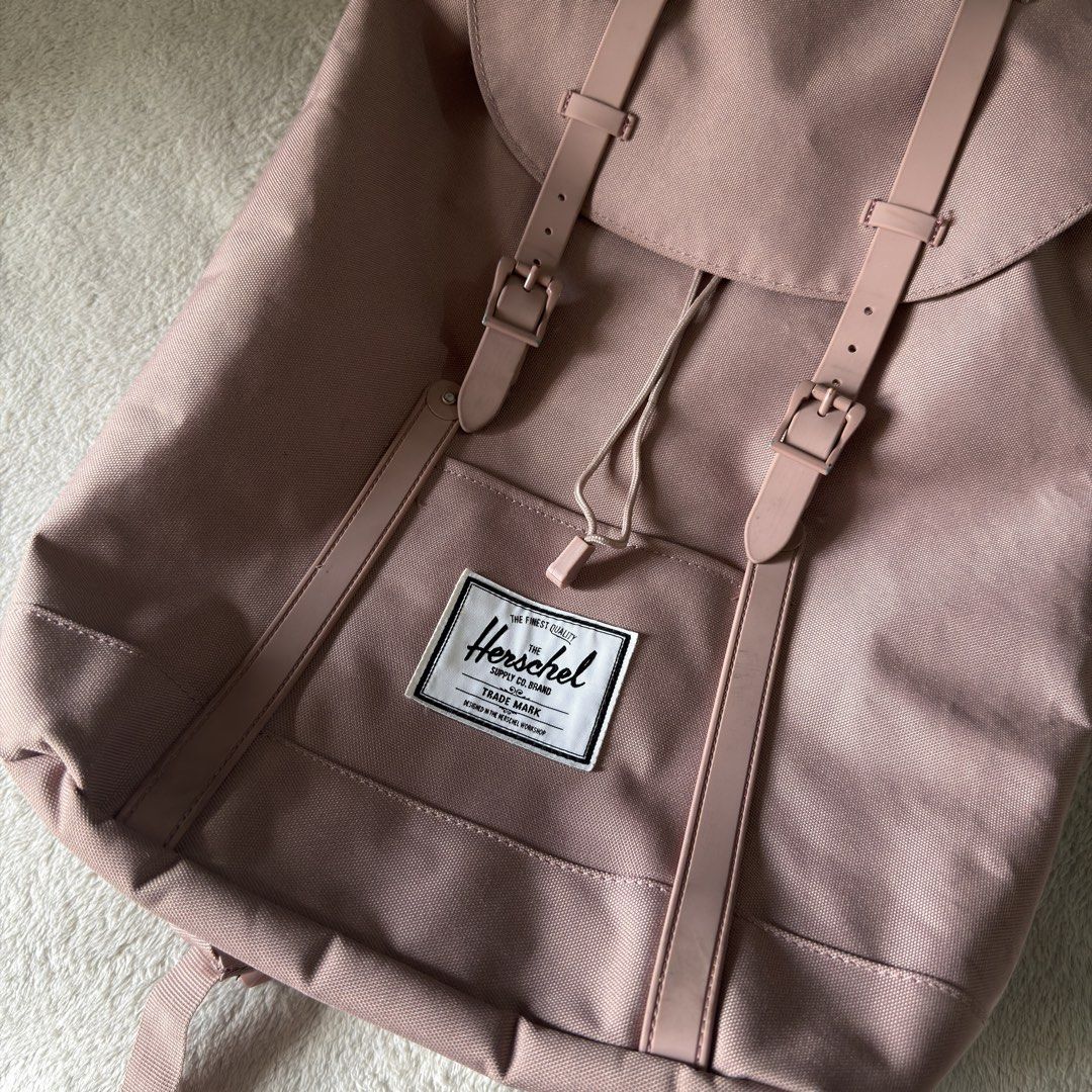 Herschel Retreat Backpack Ash Rose US 19.5L (Category: Backpacks) located in Quezon City. Submitted by helloherl_ (Listing ID 1467842283, Image 2). Description: Used only twice, just stored it With laptop compartment.