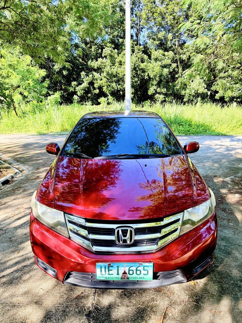 Honda City 1.3 ivtec Auto (Category: Used Cars) located in Manila. Submitted by eldon028 (Listing ID 1467987972, Image 1). Description: 2012 Honda City 1.3 AT — Specifications Make: Honda Model: City Year Model: 2012 Variant: 1.3 AT Body Type: Sedan Exterior Color: Red Engine: 1.3L i-VTEC Gasoline Transmission: Automatic Odometer Reading: 87,000 km Condition: Good running condition Registration: Updated Modifications: Stock / Minimal modification