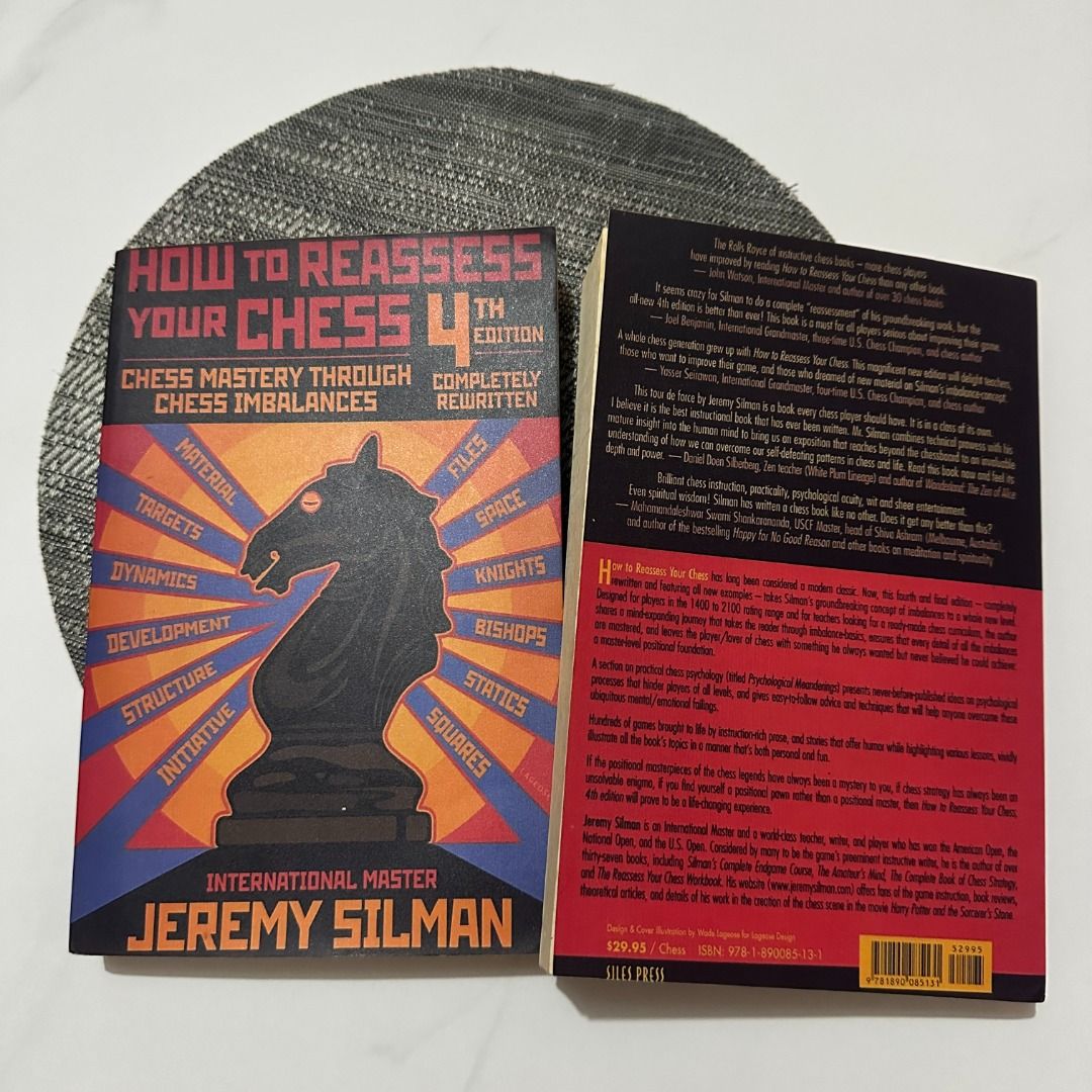 'How to Reassess Your Chess' book (Category: Textbooks) located in Manila. Submitted by kingstephe58383 (Listing ID 1468018102, Image 1). Description: For Sale: 'How to Reassess Your Chess' book Divided into two books: Book 1 (pages 1–324) and Book 2 (pages 325–658) **Issue: No issue **Condition: 9/10 **RFS: I’ve already switched to a different genre of books ₱400 📍 Location: Paco Manila 🤝 Meet-ups: Nearby Paco. for Lalamove deliveries, payment