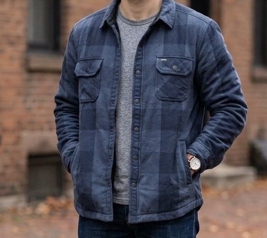 Hurley Fleece-Lined Flannel Riding Jacket (Category: Coats, Jackets and Outerwear) located in Los Banos. Submitted by lootmeup (Listing ID 1468025574, Image 1). Description: Hurley Fleece-Lined Flannel Riding Jacket With 4 pockets at front Size: Width: 22.5 Length: 28 Nnn Mine P700.