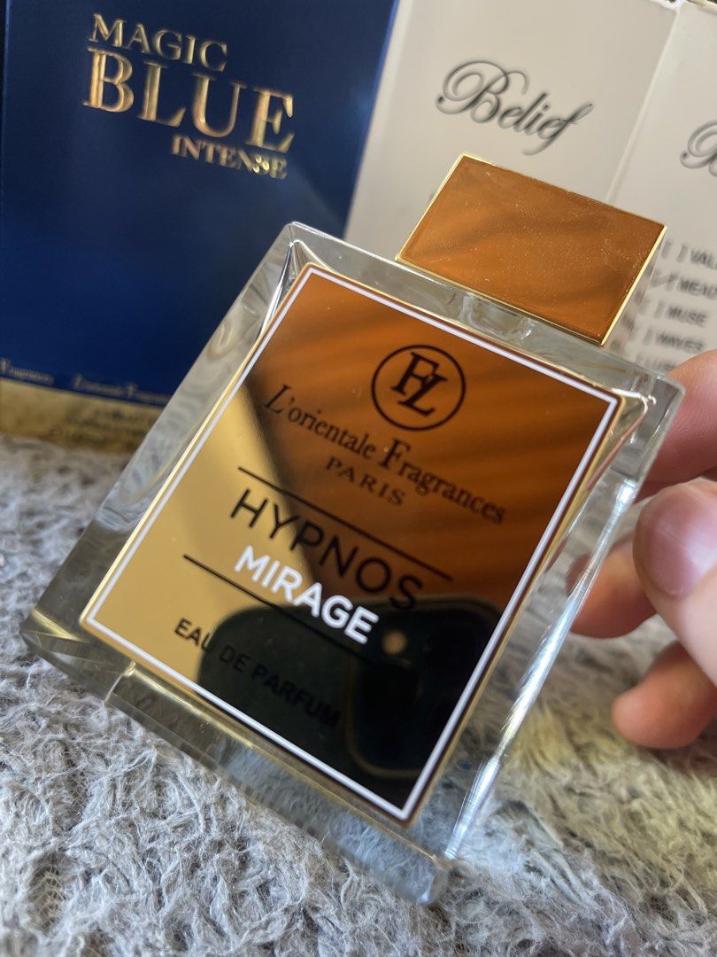 HYPNOS MIRAGE (Category: Fragrance & Deodorants) located in Manila. Submitted by donquixote_daiki (Listing ID 1467883787, Image 3). Description: L'orientale Fragrances.