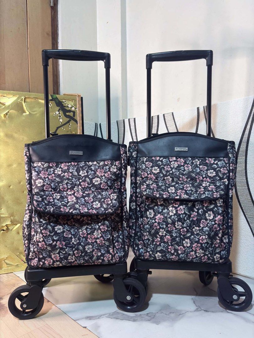 IMPORTED FROM JAPAN MELODY BRAND TROLLEY (Category: Luggage) located in Valenzuela. Submitted by kyotosurplus (Listing ID 1467962356, Image 2). Description: 🇯🇵IMPORTED FROM JAPAN ORIGINAL MELODY BRAND TROLLEY BAG 🎯 SMOOTH 360 WHEELS ROTATION 🎯 PUSH HANDLE TROLLEY 🎯 POLYESTER SOFTCASE 🎯 FRONT POCKET 🎯 DETACHABLE BAG 🎯 LIGHTWEIGHT 🎯 WHEEL STOPPER LOCK SYSTEM NO ISSUE.. MINIMAL MARK OF USAGE ONLY‼️ .