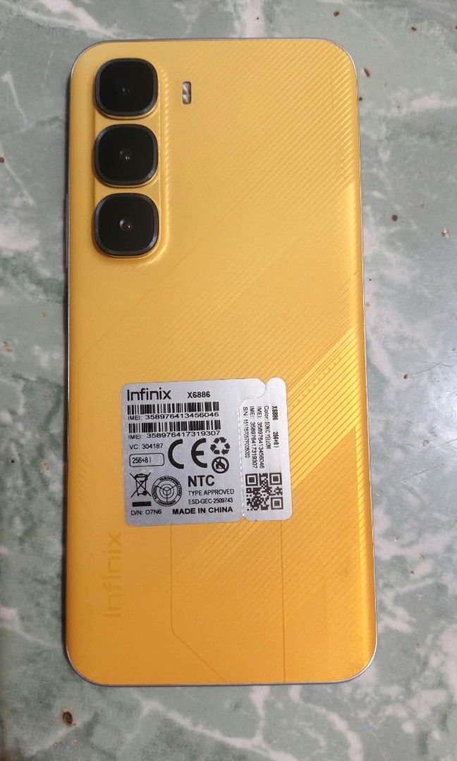 INFINIX HOT 60PRO+ (Category: Android Others) located in Manila. Submitted by jhoe13 (Listing ID 1467916933, Image 2). Description: .