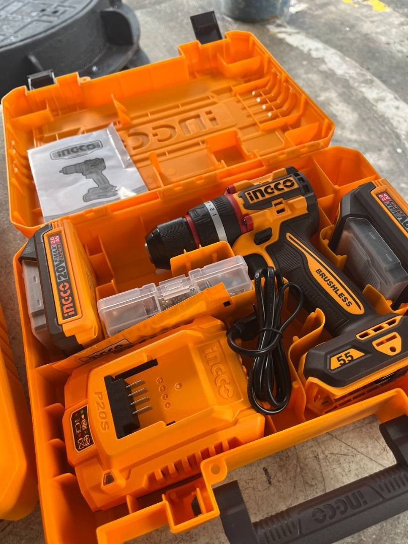 Ingco cordless drill specs: 20v CIDLI20558 (Category: Everything Else Others) located in Manila. Submitted by 09171479278_elsie. (Listing ID 1467858087, Image 1). Description: Ingco cordless drill specs: 20v CIDLI20558.