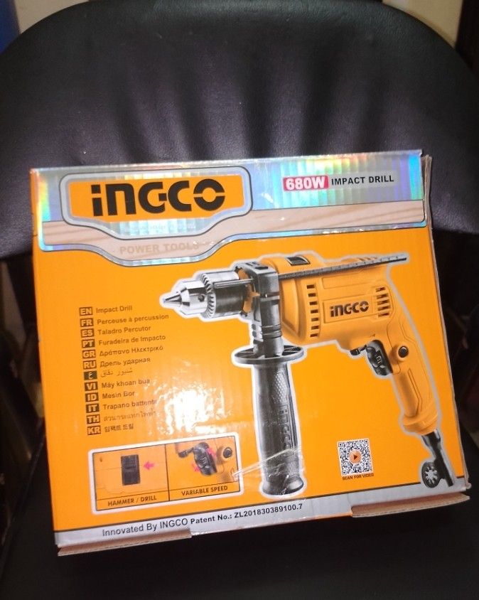 Ingco Impact Drill (Category: Announcements) located in Muntinlupa City. Submitted by jhunshop93615 (Listing ID 1468022344, Image 1). Description: brandnew original location:Alabang Muntinlupa near Lianas Mall.