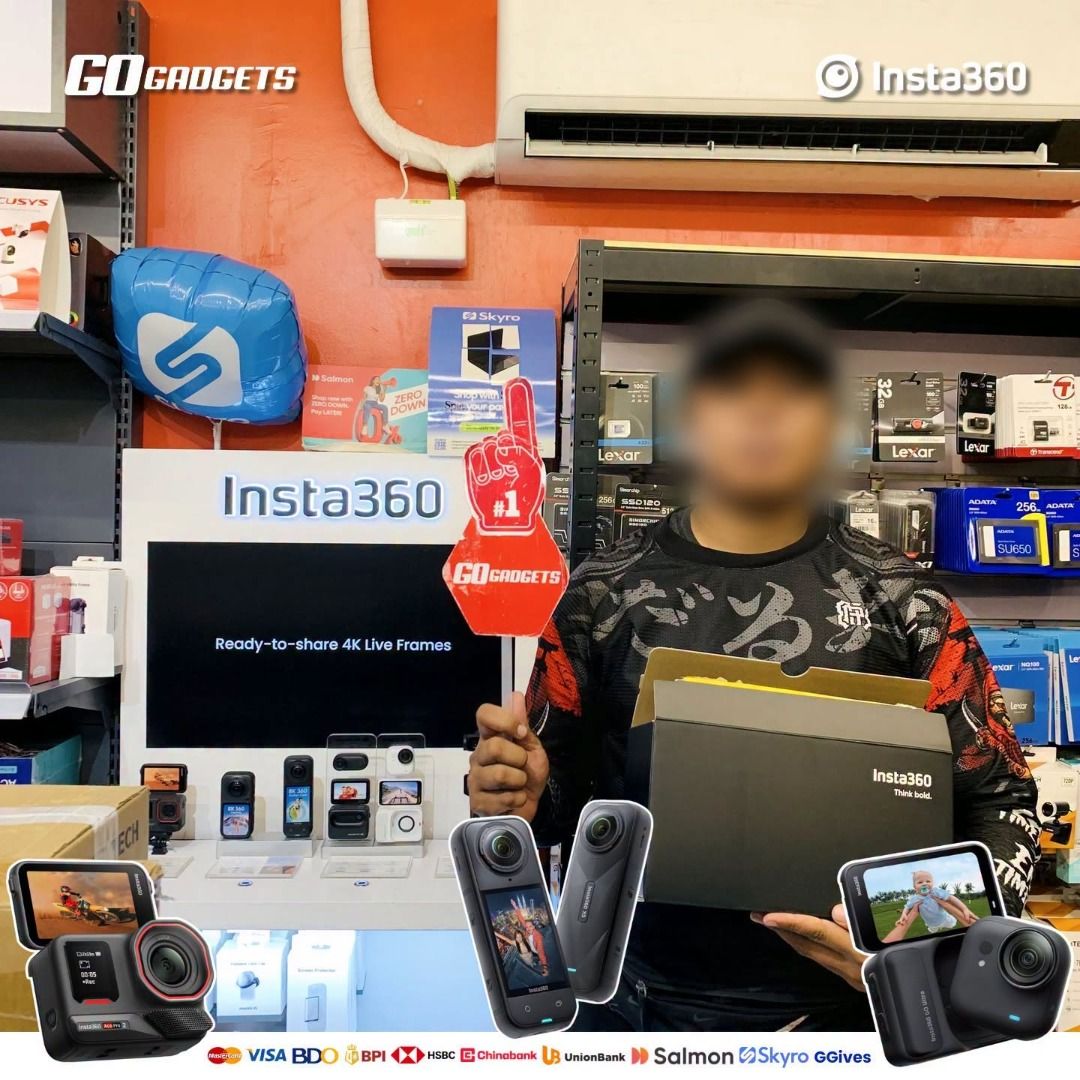 INSTA360 X6 ESSENTIALS + MOTORCYCLE KIT (Category: Video Cameras) located in Makati City. Submitted by eckang12 (Listing ID 1467924497, Image 2). Description: - 📷 Perfect for: ✔ Motorcycle rides ✔ Motovlogging ✔ Travel videos ✔ Content creation ✔ Action shots.