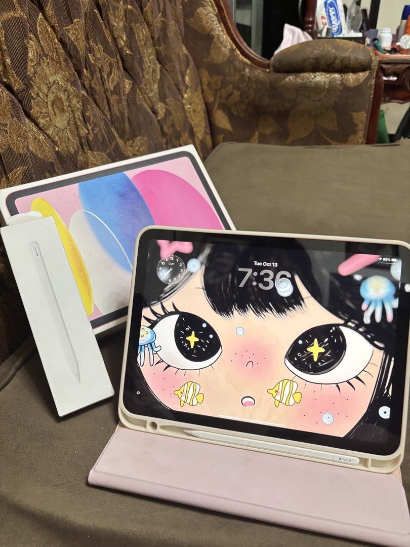 iPad a16 11th gen 256 gb (Category: iPad) located in Alaminos. Submitted by sierab. (Listing ID 1467846970, Image 2). Description: PRICE IS NEGOTIABLE - 256 gb - 100%, 35 cc - w apple pencil, case, cord and box (same imei) - best for personal use.