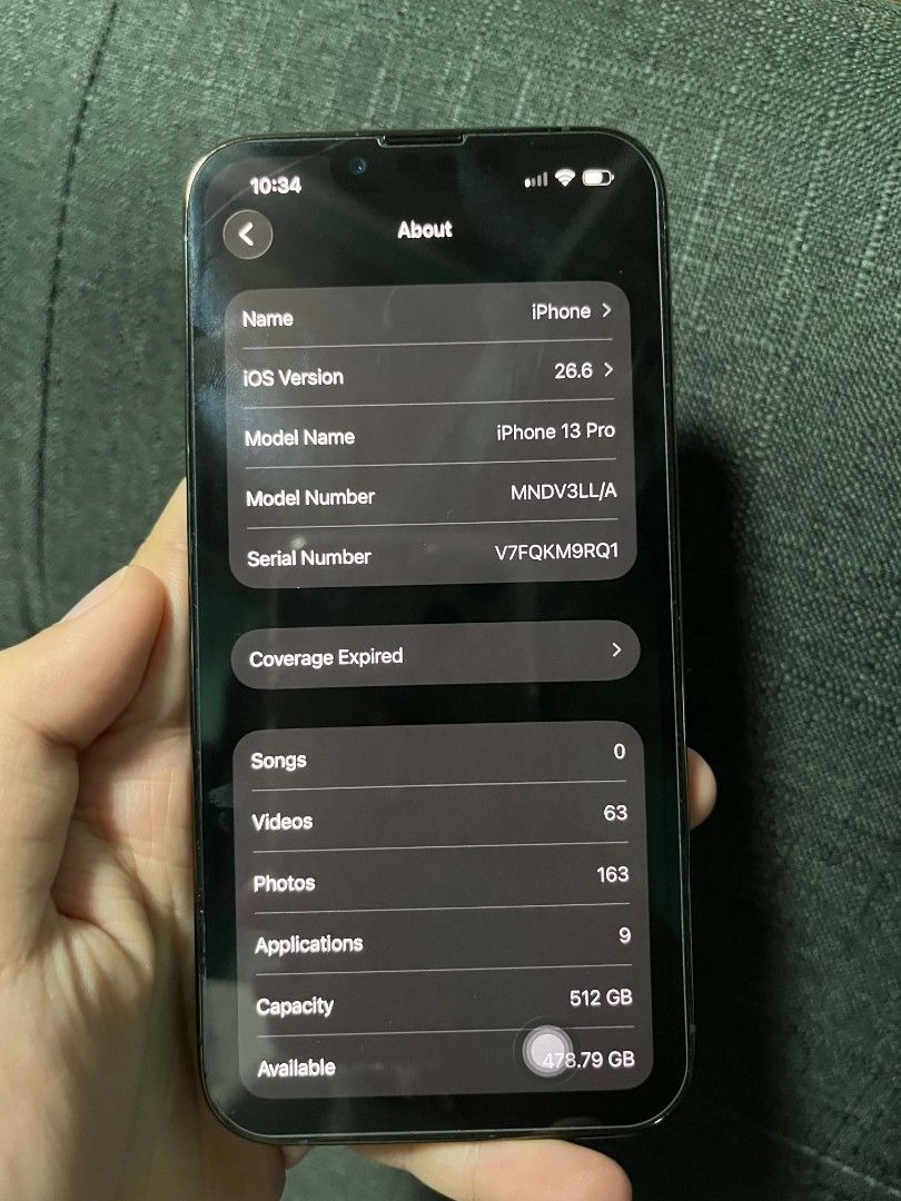 iPhone 13 Pro 512 GB - Alpine Green (Category: iPhone 13 Series) located in Caloocan City. Submitted by jraye (Listing ID 1467974938, Image 2). Description: RFS: DI NAGAGAMIT.