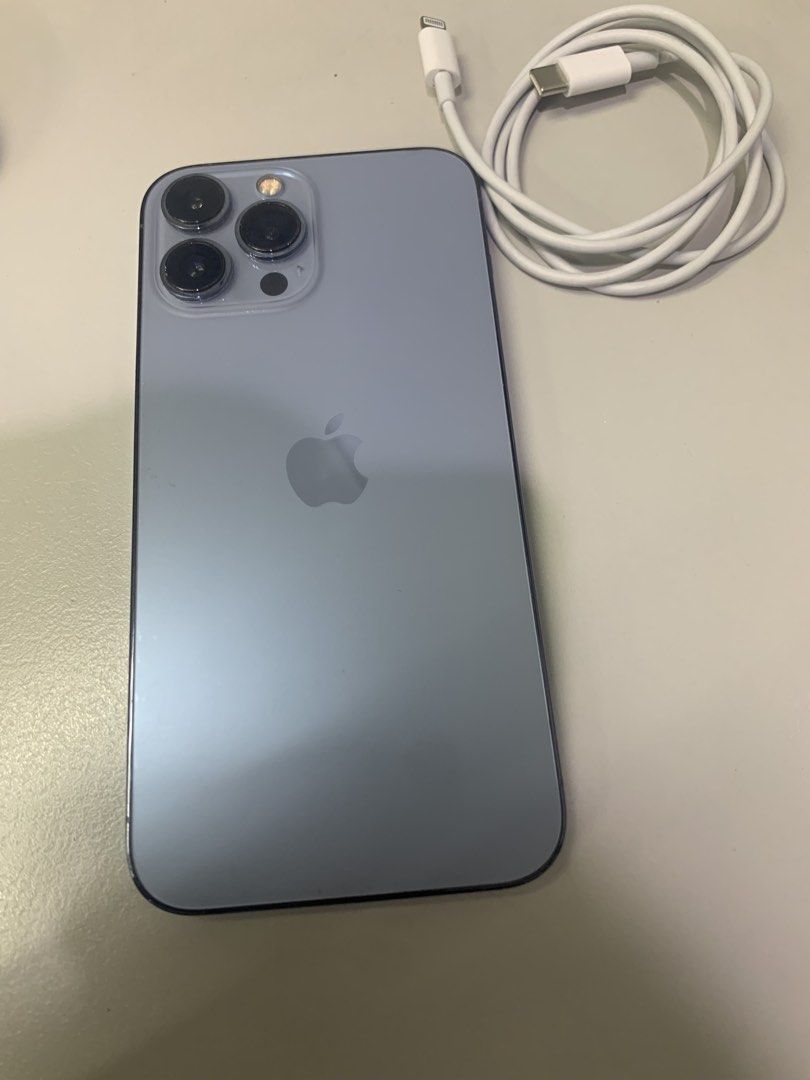 iPhone 13 Pro max 256gb (Category: iPhone 13 Series) located in Baguio. Submitted by dzgadeets9000_947 (Listing ID 1467935801, Image 2). Description: For sale or swap iphone 13 pro max 256gb factory unlocked. 90% smooth lady owned . 74 beta . Issues -Back cam not working needs replacement -Lcd replaced but working face id ,true tone and 120hz Color: Sierra Blue Model:A2643 Price:19,999.00 Inclusions: -Iphone 13 pro max 256gb factory unlocked -1 i
