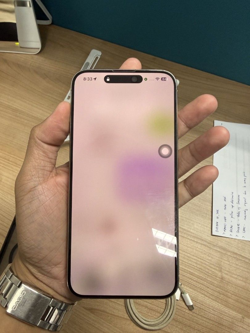 IPHONE 15 PRO MAX 256 gb (Category: iPhone 15 Series) located in Cavite. Submitted by serkennnnnn (Listing ID 1467845231, Image 2). Description: 📱 FOR SALE: IPHONE 15 PRO MAX 256GB – NATURAL TITANIUM (GRAY) 🤍 ✨ LADY-OWNED | WELL-TAKEN CARE OF! ✨ 💰 Price: PM for inquiries 📌 UNIT DETAILS: Model: iPhone 15 Pro Max Storage: 256GB Color: Natural Titanium (Gray) Battery Health: 87% Cycle Count: 913 SIM Status: Globe Factory-Locked (Openline can be 
