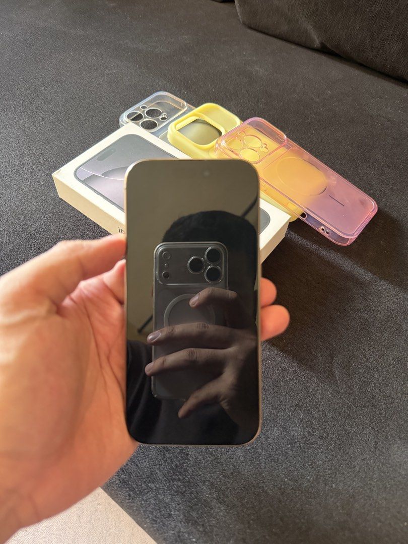 Iphone 16 PRO 256gb “Desert Titanium” (Category: iPhone 16 Series) located in Baliuag. Submitted by mackinsole. (Listing ID 1467881351, Image 2). Description: FOR SALE ONLY Iphone 16 PRO 256gb “Desert Titanium” First Owner / No Original Box Power Mac Purchased 91% Battery Health All Working / Never been serviced / All Original Includes 3 Protective Cases - Unit (Phone) & Original Charging Cord Only - Can also provide replacement box (IPhone 16 Pr